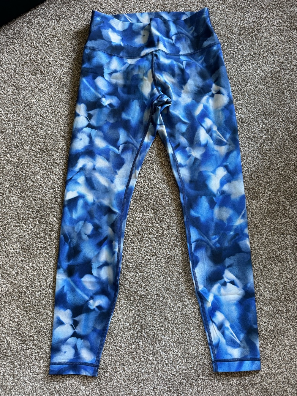 Lululemon Wunder Under High Rise Tight Full On Luxtreme Blush Blossom Navy